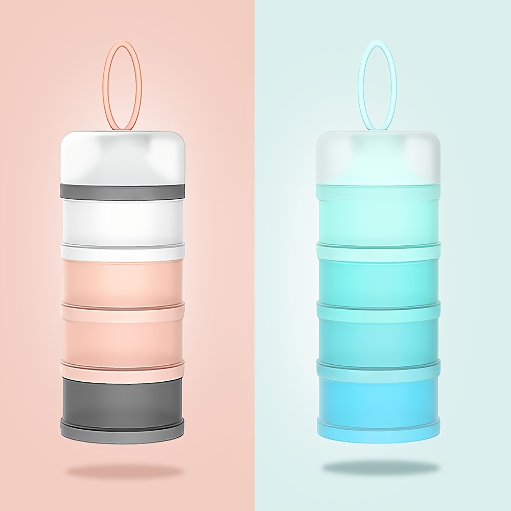 Food Snacks For 1 Year Old - 1pc Portable Four-Layer Milk Powder Box,