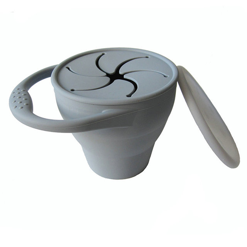 Food Snacks For Toddlers - Baby Snack Cup Collapsible Silicone Snack
