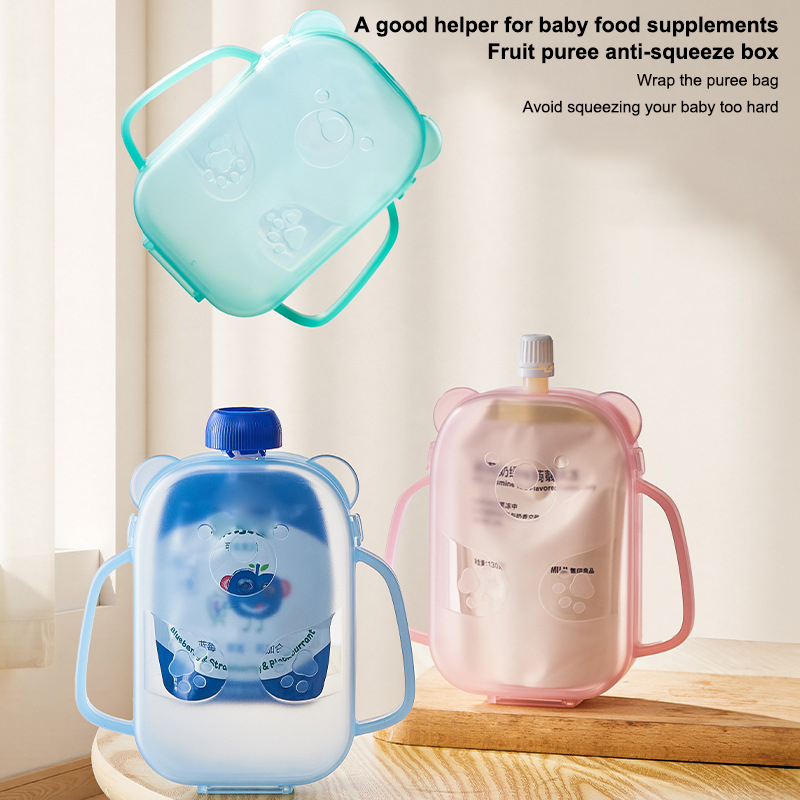 Food Snacks For Toddlers - N$ Convenient Food Pouch Holder Mess-Free