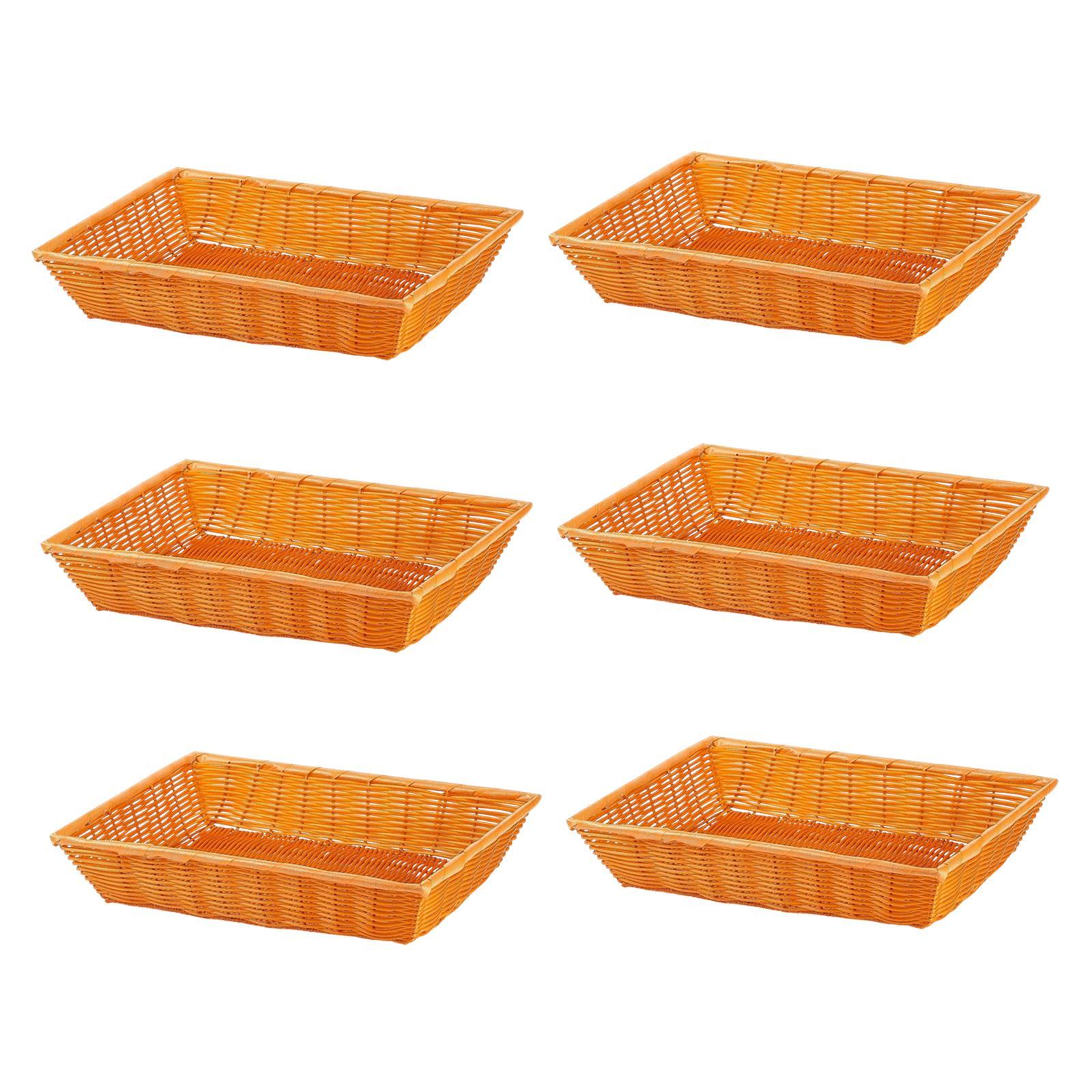 Rattan Style Bread Basket Set  - огляд і ціна Food Snacks At Home