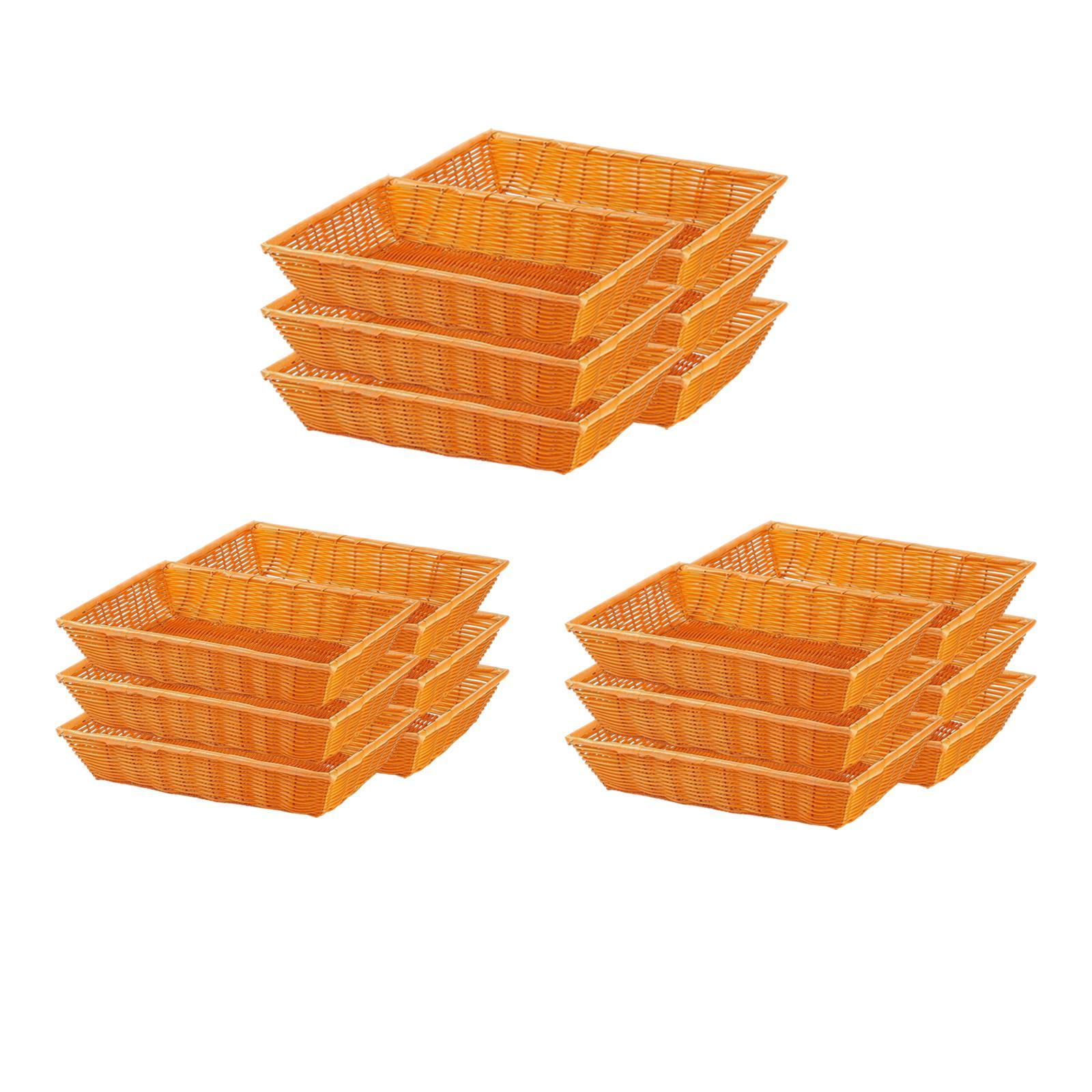 Rattan Style Bread Basket Set  - огляд і ціна Food Snacks At Home