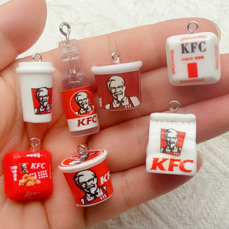 10pcs cartoon resin food bag k - огляд і ціна Food & Snacks Coloring Book Bold & Easy Designs For Adults And Kids Bold & Easy Coloring Books
