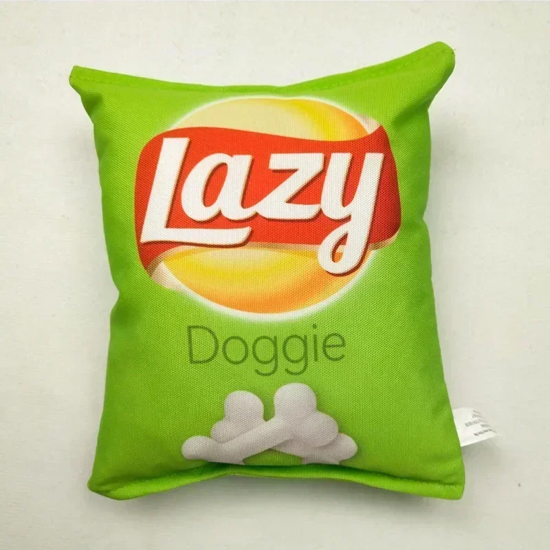 Potato Chip Bag Funny Dog Toys - огляд і ціна Food Snacks Chips