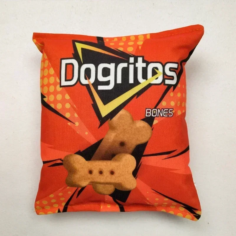 Potato Chip Bag Funny Dog Toys - огляд і ціна Food Snacks Chips