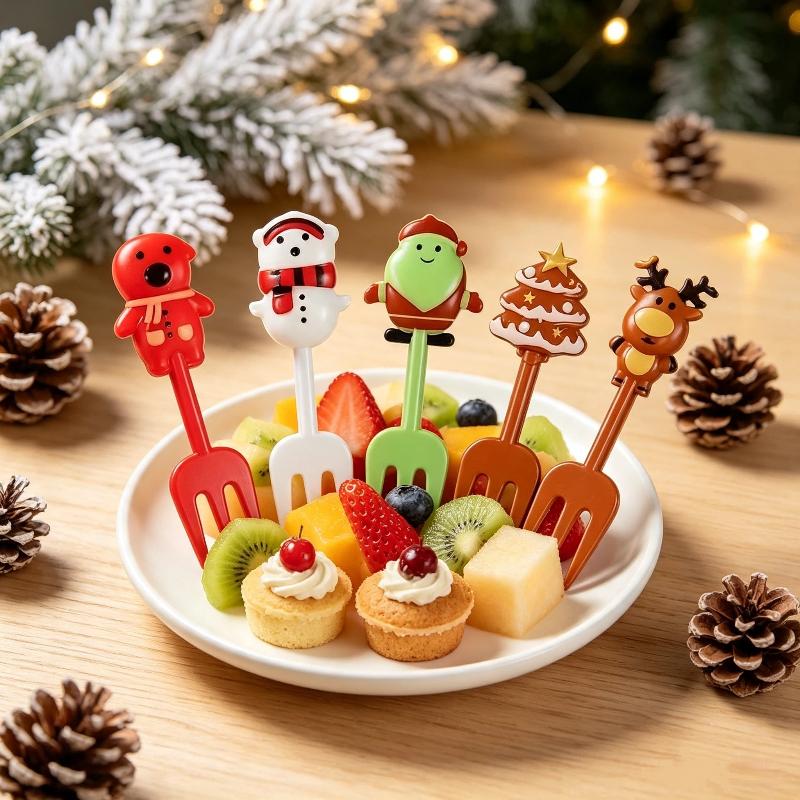 10 Pcs Food Grade Christmas Fr - огляд і ціна Xmas Food Snacks