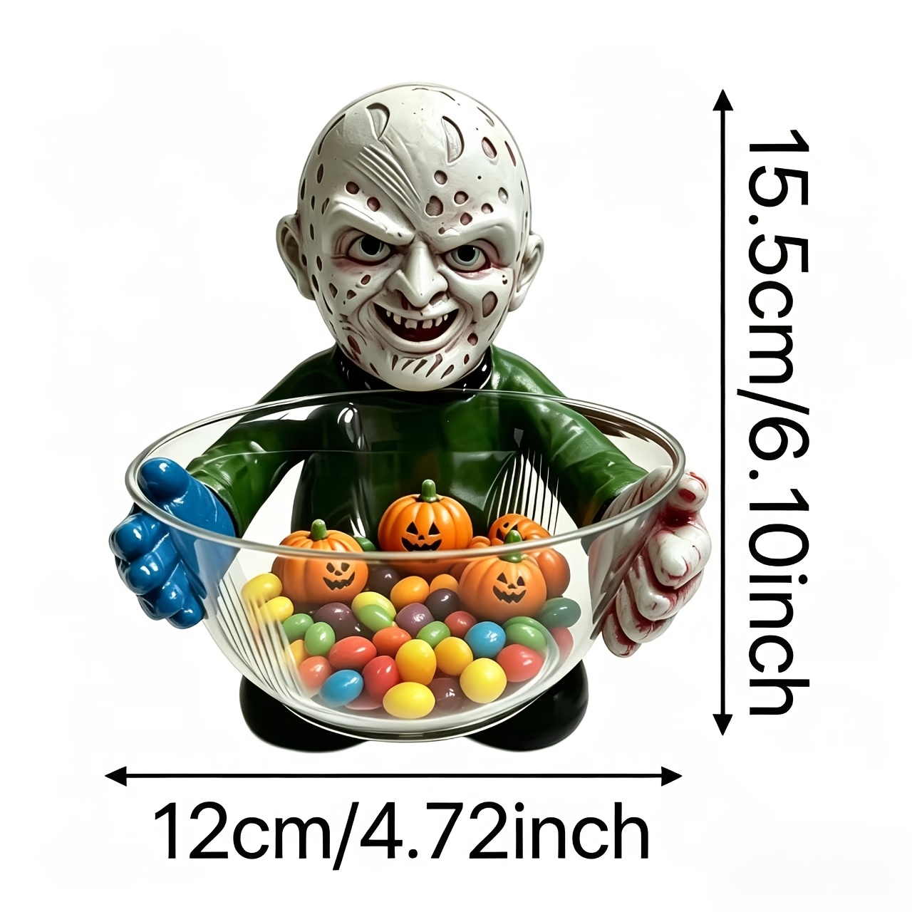 Zombie Figurine Candy Bowl Res - огляд і ціна Zombie Snacks