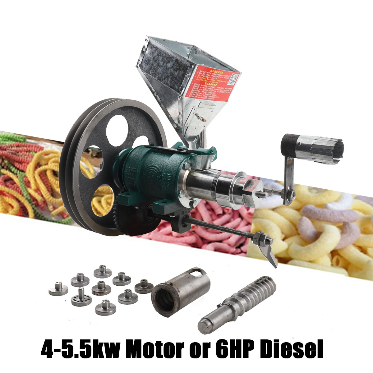 25Kg/h Snack Extruder Corn Ric - огляд і ціна Food Processor Snacks