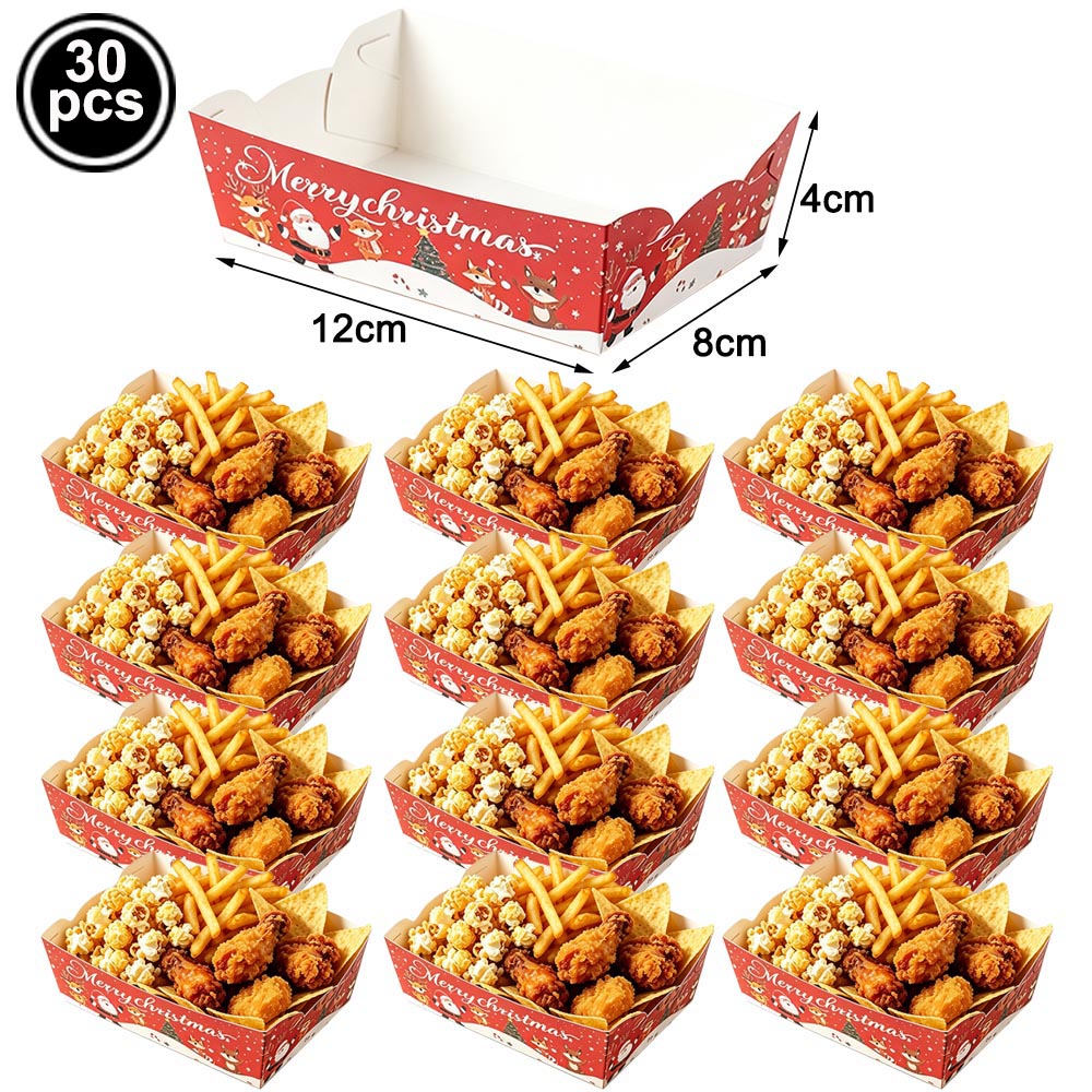 Santa Claus Theme Disposable T - огляд і ціна Xmas Food Snacks