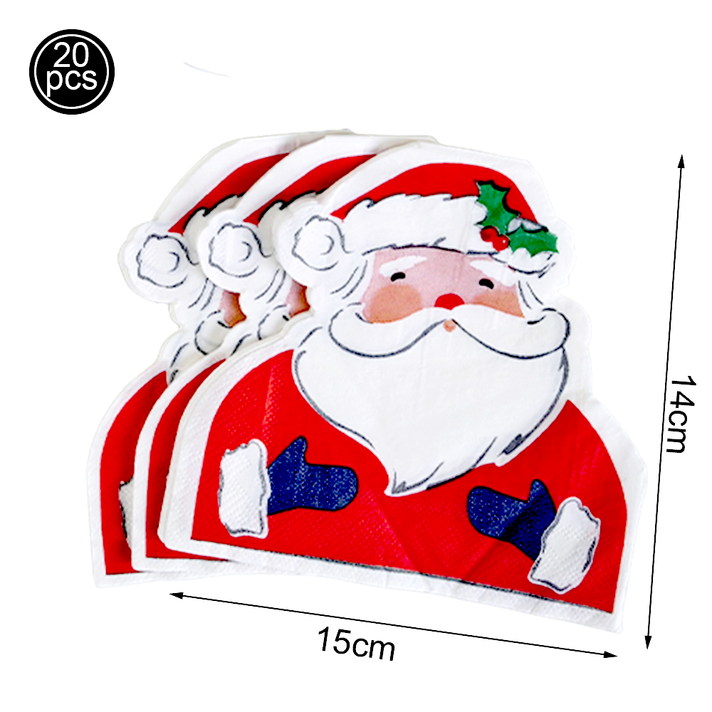 Santa Claus Theme Disposable T - огляд і ціна Xmas Food Snacks