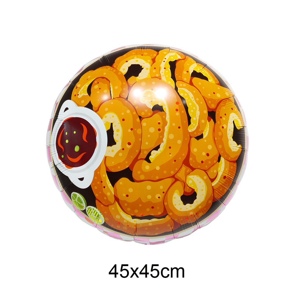 Food Themed Balloons Giant Fri - огляд і ціна Food Snacks Chips