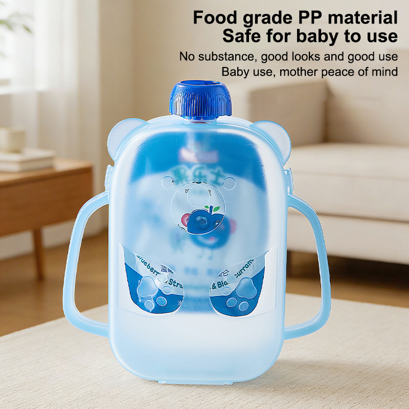 ~Convenient Food Pouch Holder  - огляд і ціна Food Snacks For Toddlers