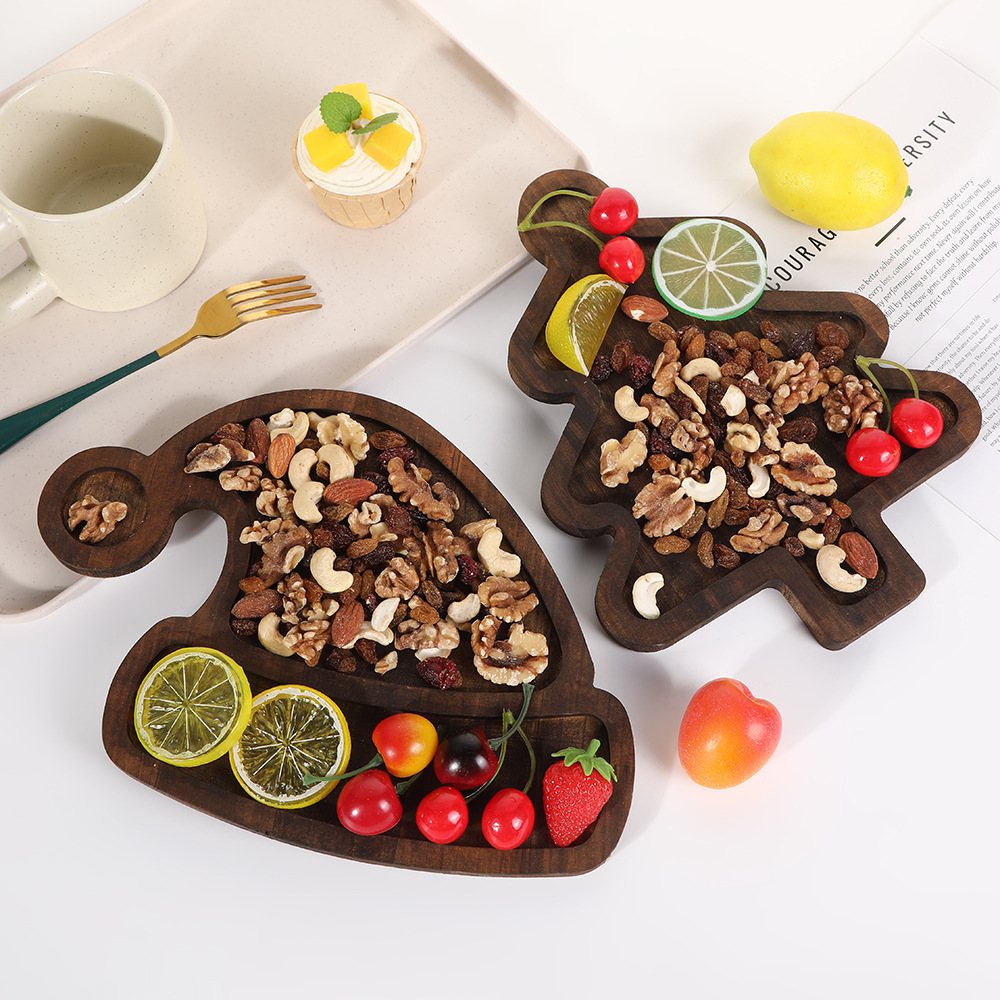 Christmas Tree Hat Shape Tray  - огляд і ціна Xmas Food Snacks