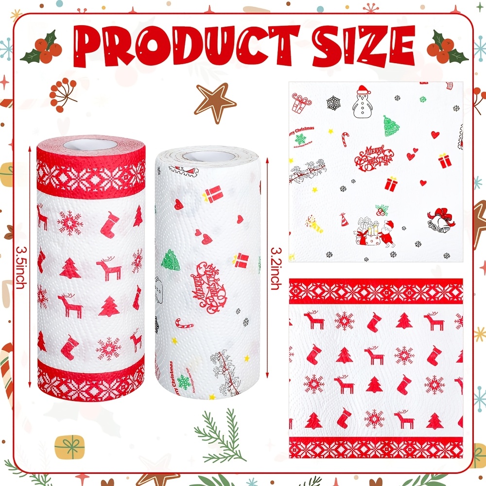 Xmas Disposable Kitchen Paper  - огляд і ціна Xmas Food Snacks