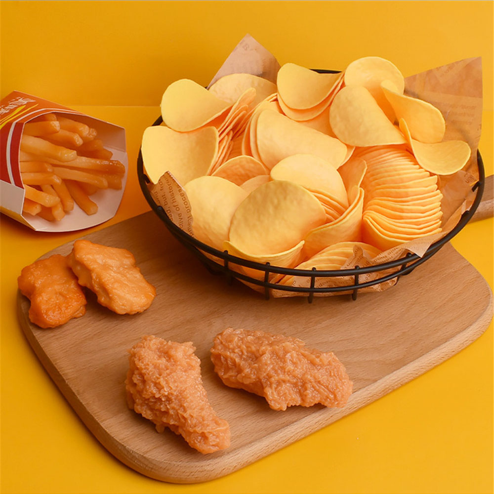 20 Pcs/Lot Fake Realistic Food - огляд і ціна Food Snacks Chips