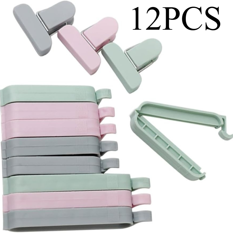 12pcs Mixed Color Plastic Seal - огляд і ціна Food Snacks Chips