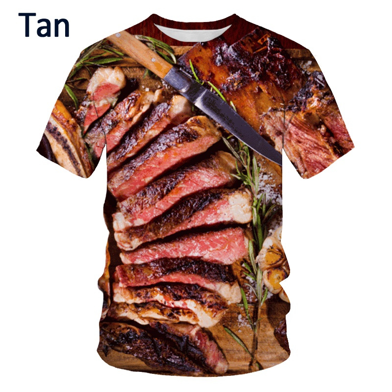 Food Steak Hamburger Graphic T - огляд і ціна Food Snacks Chips