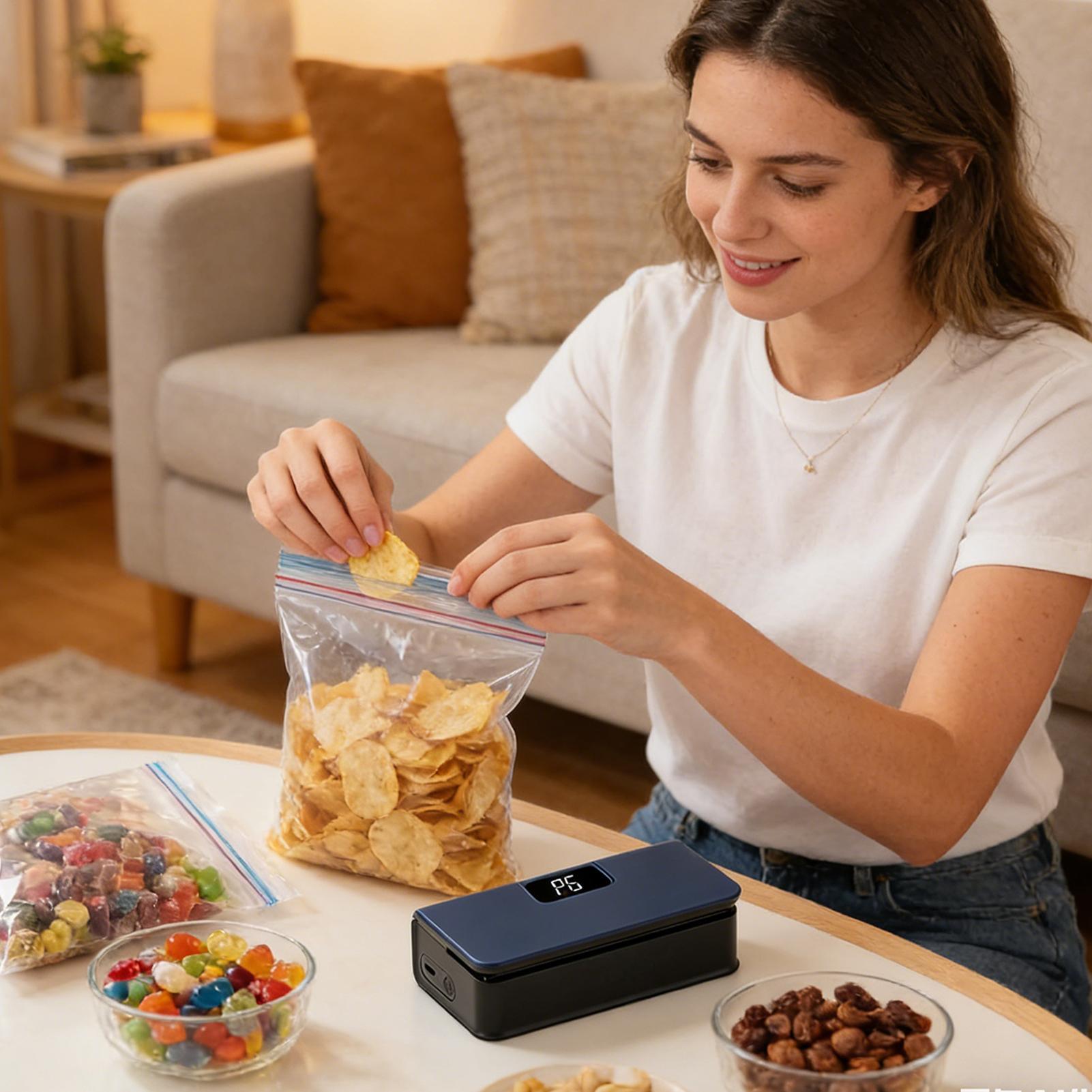 Magnetic Bag Sealing Machine 6 - огляд і ціна Food Snacks Chips
