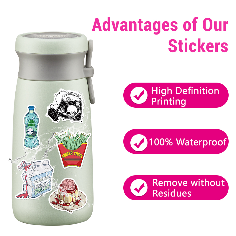 50PCS Waterproof Vinyl Zombie  - огляд і ціна Zombie Snacks