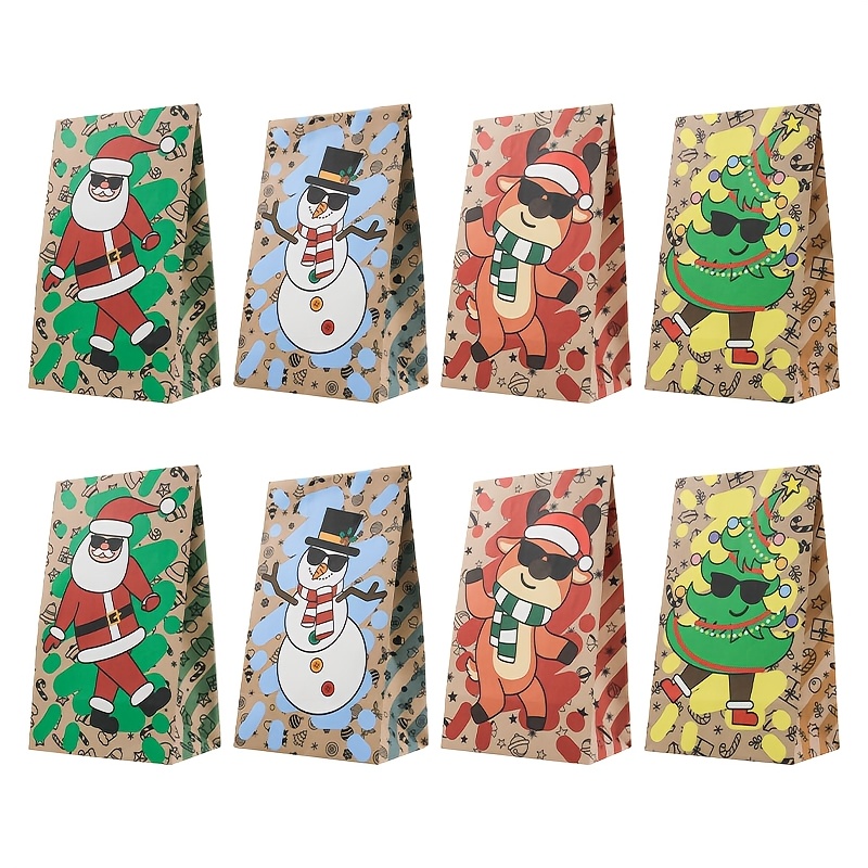Christmas Paper Bags 24Pcs New - огляд і ціна Xmas Food Snacks