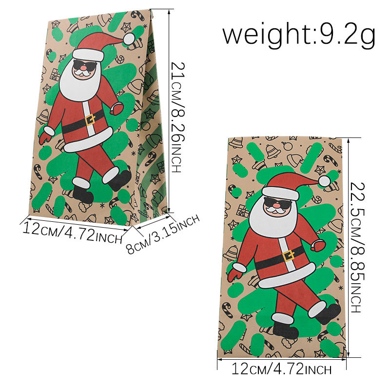 Christmas Paper Bags 24Pcs New - огляд і ціна Xmas Food Snacks