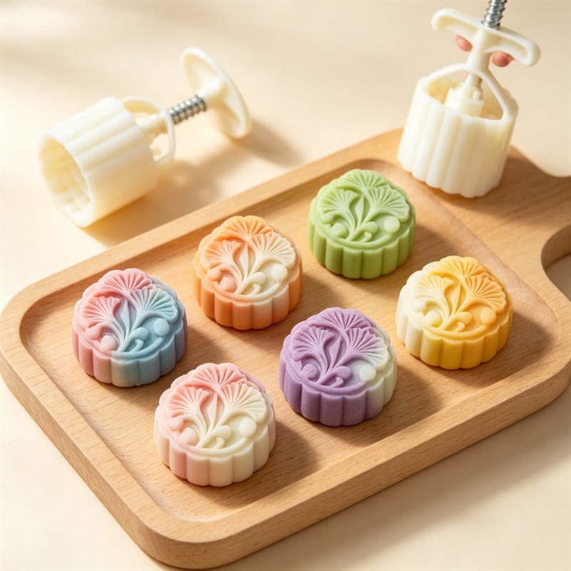 Mooncake Mold Ginkgo Leaf Hand - огляд і ціна Food Stamps Snacks