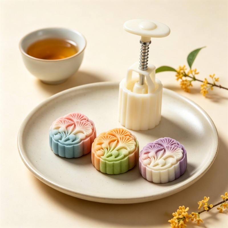 Mooncake Mold Ginkgo Leaf Hand - огляд і ціна Food Stamps Snacks