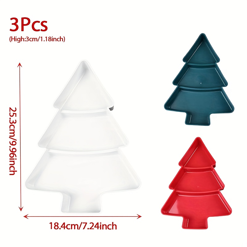 3Pcs Christmas Tree Food Decor - огляд і ціна Xmas Food Snacks
